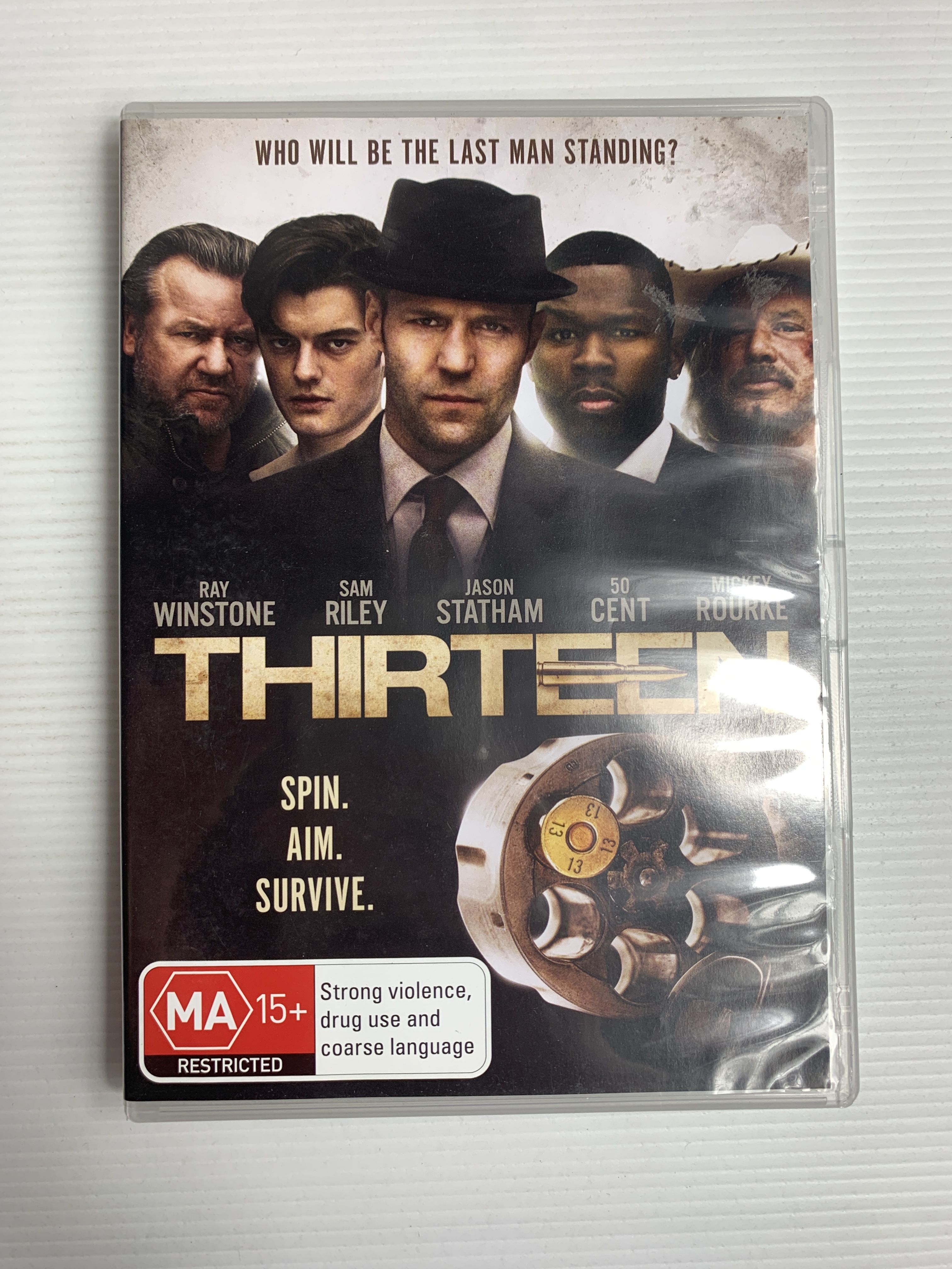 THIRTEEN JASON STATHAM Sam Riley 50 Cent DVD R4 Cult Action EUR 7,45 ...